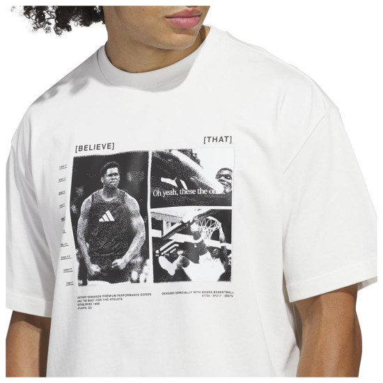 Adidas Ανδρική κοντομάνικη μπλούζα Anthony Edwards Graphics T-Shirt